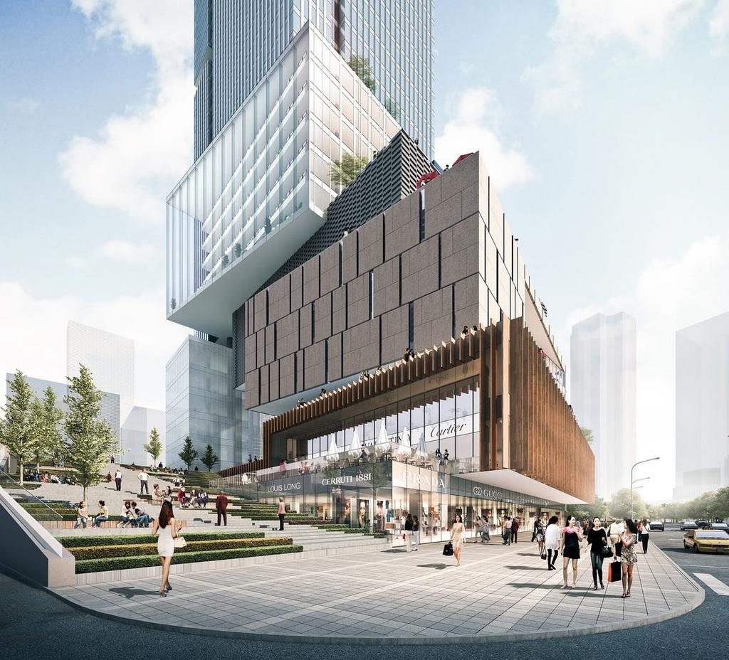 Cidade Opus - Comercial – fachada do empreendimento