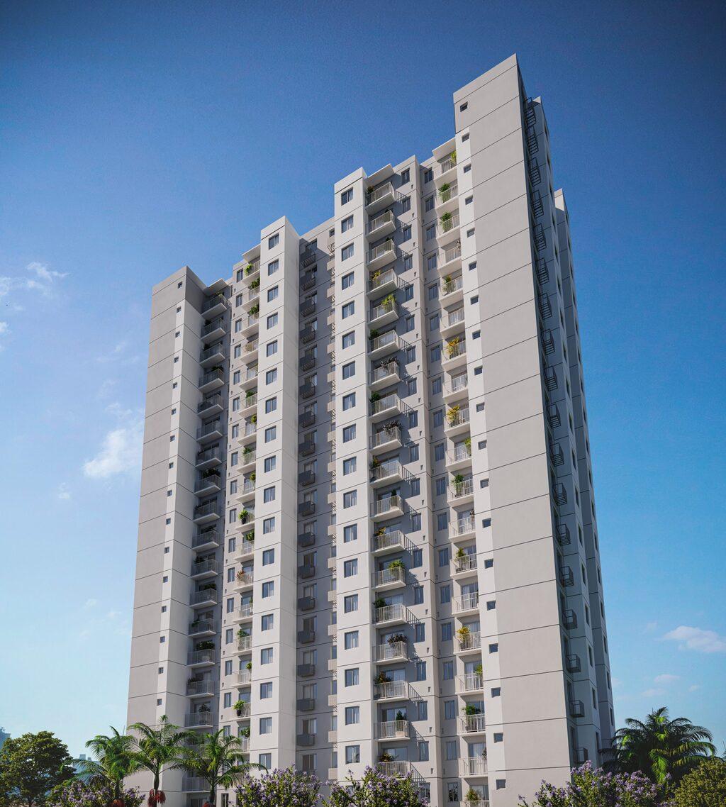 Now Reserva das Águas - Fase 3 – fachada do empreendimento