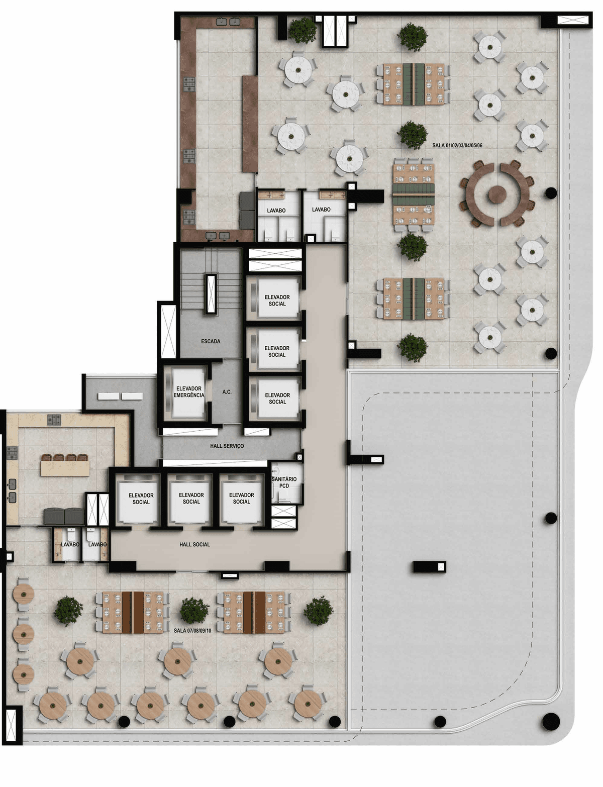 Pavimento rooftop