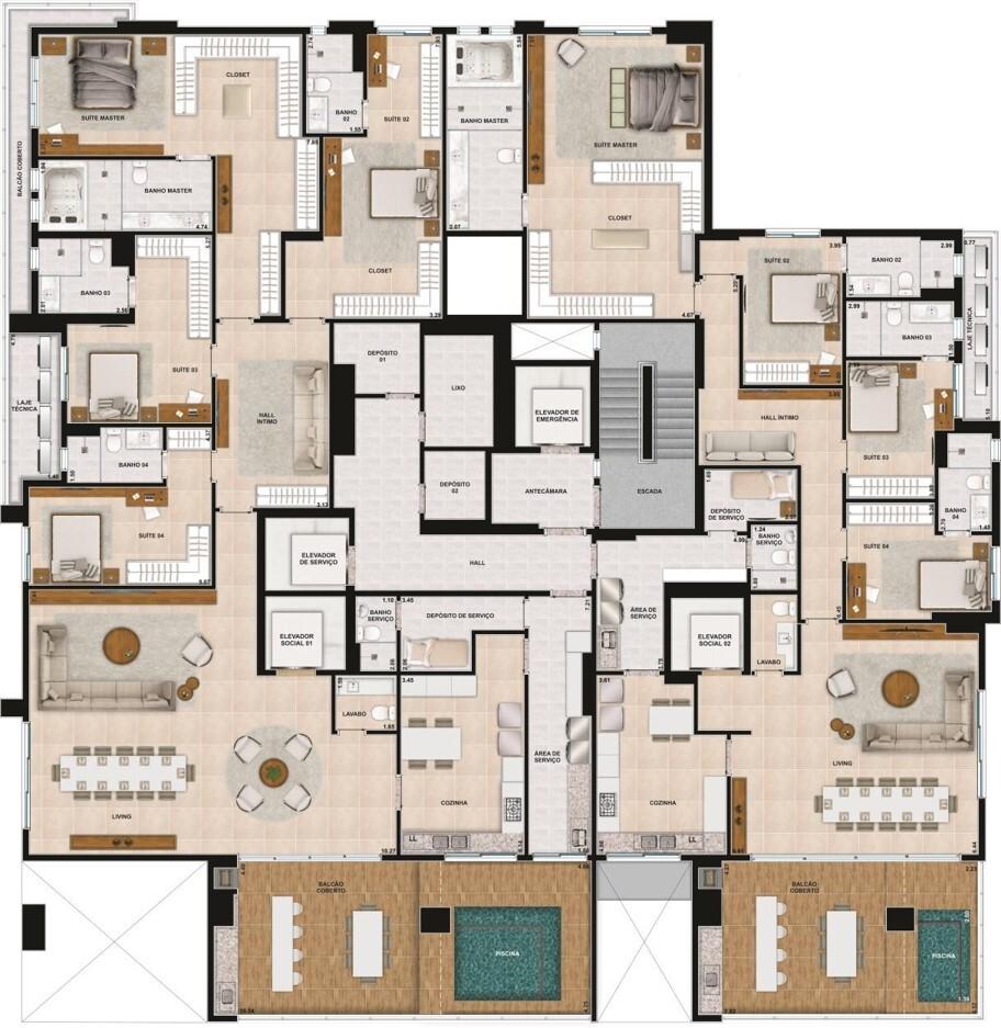 Pavimento penthouse 1