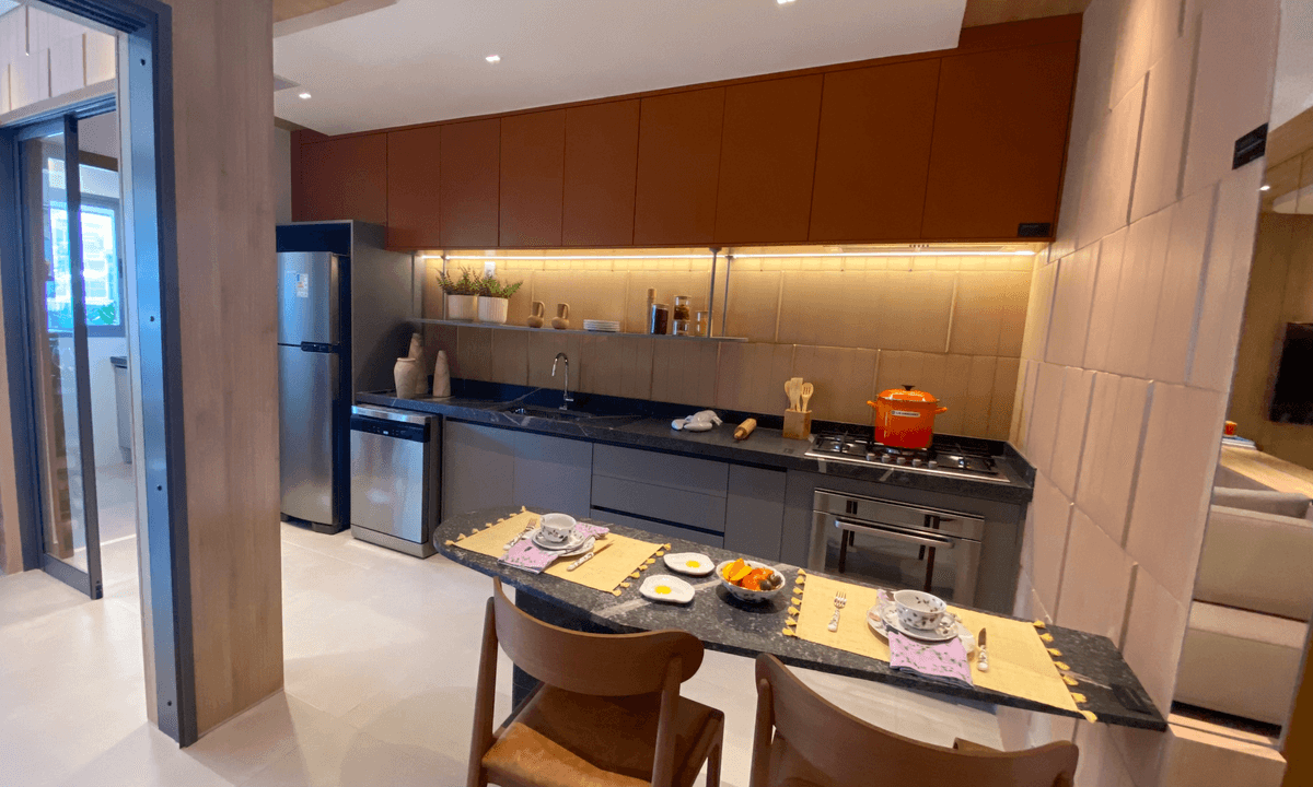 Decorado - Cozinha Apto 116m² 