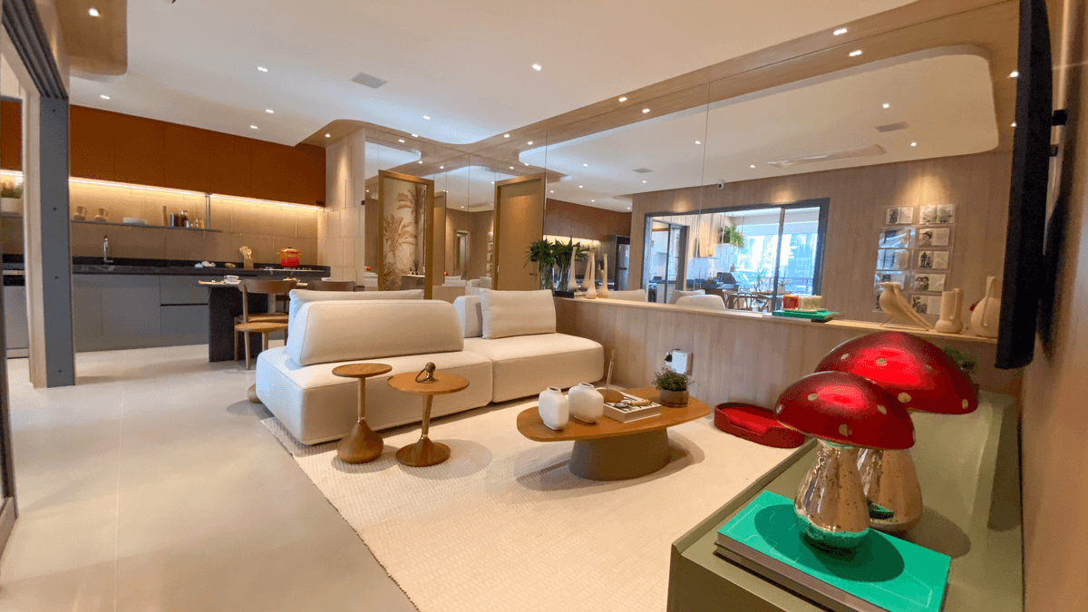 Decorado - Sala Apto 116m²